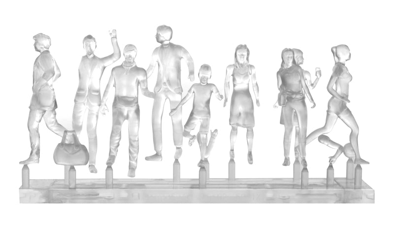 HERMOLI WALKING FIGURES, M=1:50