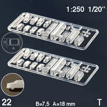 Lade das Bild in den Galerie-Viewer, VEHICLES, ASSORTED, M=1:250 CLEAR / 1:250 / L = 18 MM
