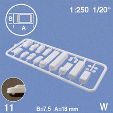 Lade das Bild in den Galerie-Viewer, VEHICLES, ASSORTED, M=1:250 WHITE / 1:250 / L = 18 MM
