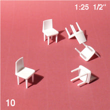Lade das Bild in den Galerie-Viewer, CHAIRS, MODEL &quot;1204&quot;, M=1:25 WHITE / 1:25 / N/A
